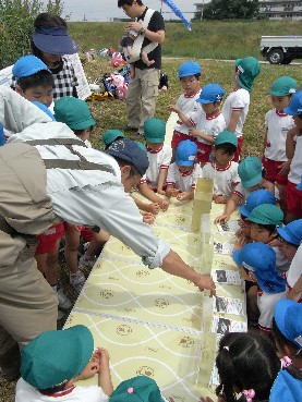 西枇杷島第二幼稚園体験学習写真