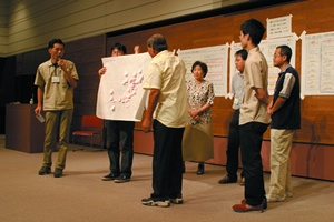 土岐川庄内川市民意見交換会の様子