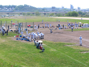 中流部（庄内緑地公園付近～諏訪大橋付近）の写真