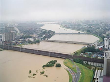 庄内川 東海道新幹線庄内川橋（写真）