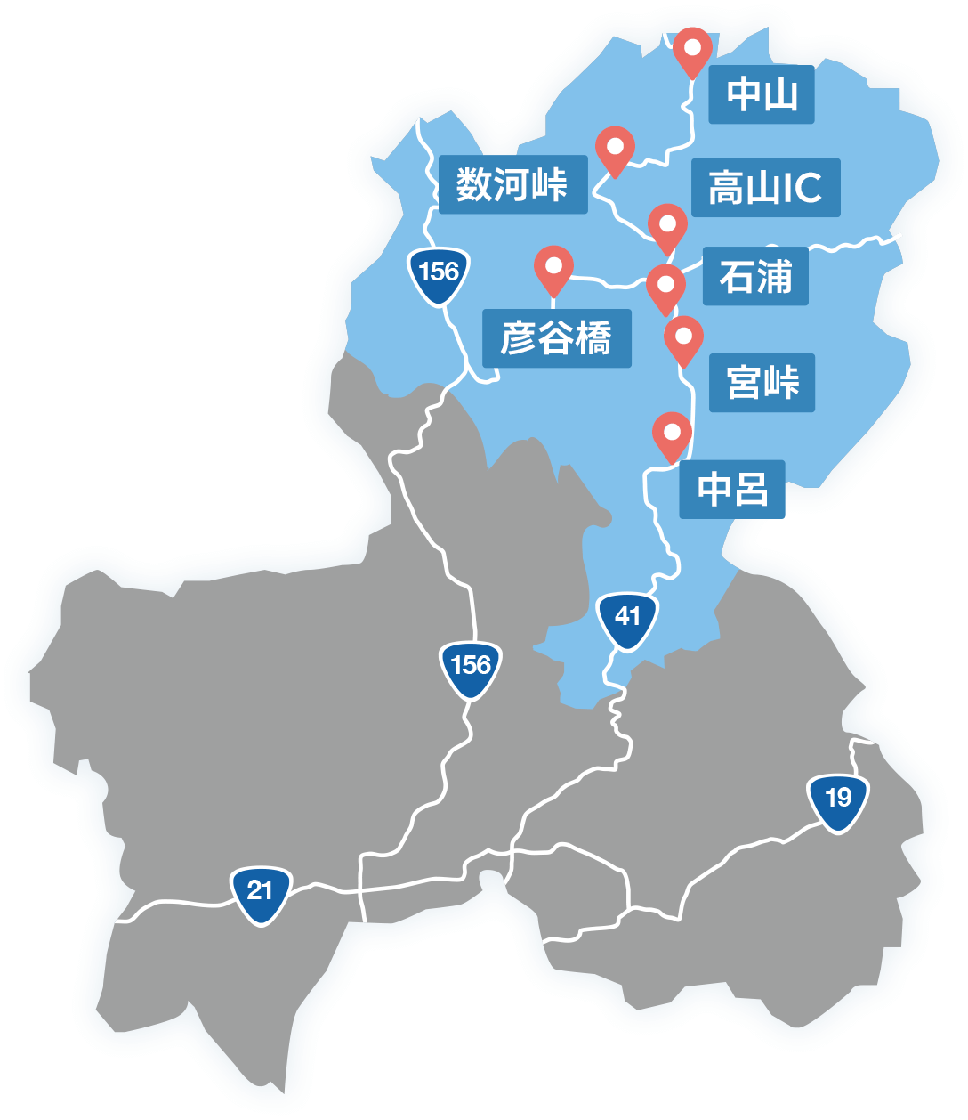 岐阜県 地図