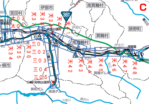 天竜川上流管内図Cの画像-1