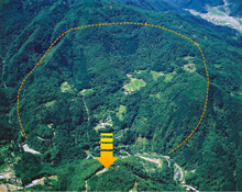 入谷地区航空写真