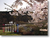 2011年4月『2011年4月『与田切川の春（飯島町）』