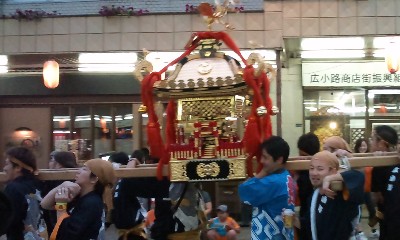 駒ヶ根市内の祇園祭り