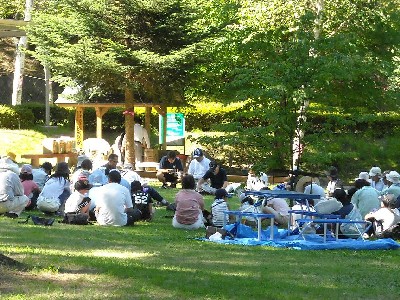 集合場所での説明