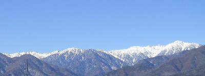 真昼の中央アルプス