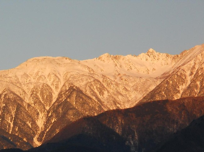 モルゲンロート（2012年1月撮影）