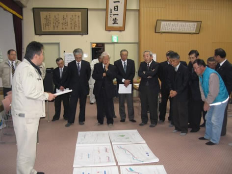 工事説明会の様子