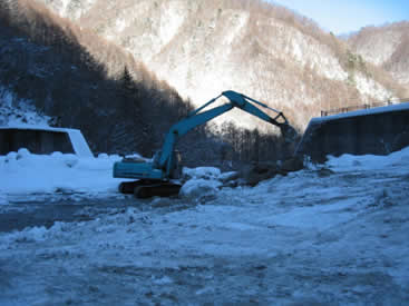 工事現場の様子