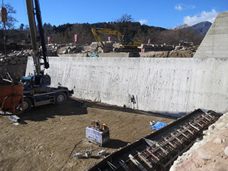 工事現場の様子