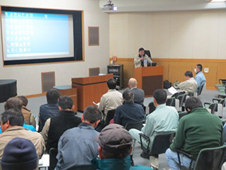 合同安全教育の様子