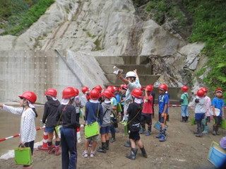 工事現場の見学