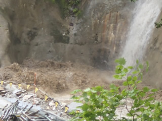 あふれたときの写真