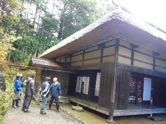 江戸時代の民家：旧竹村家の見学