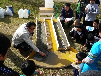 床固工群の効果の解説