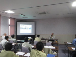 熊本での活動報告の講演