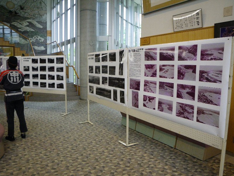 中川村の災害時写真展