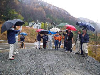 唐山沢砂防林についての説明