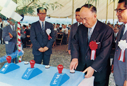 昭和40年7月の通水式